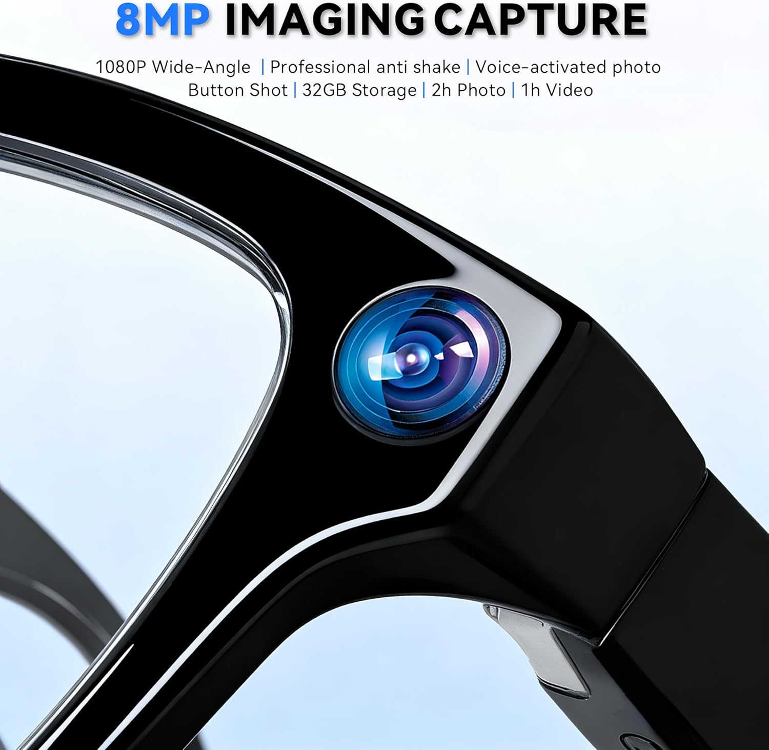 AI Smart Camera Glasses