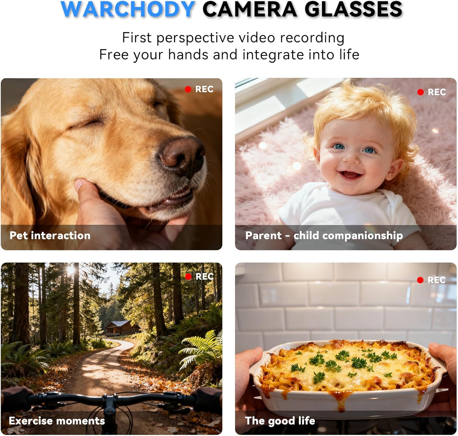 AI Smart Camera Glasses